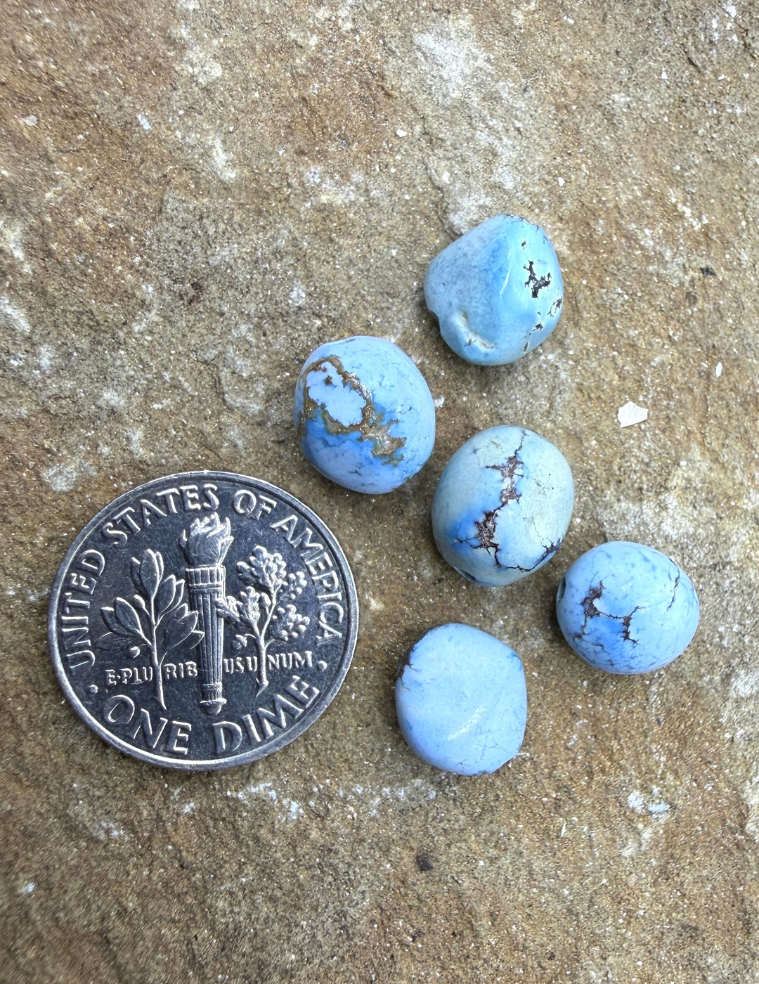 FRIDAY BARGAIN RARE Golden Hills Turquoise (Kazakhstan) LOT
