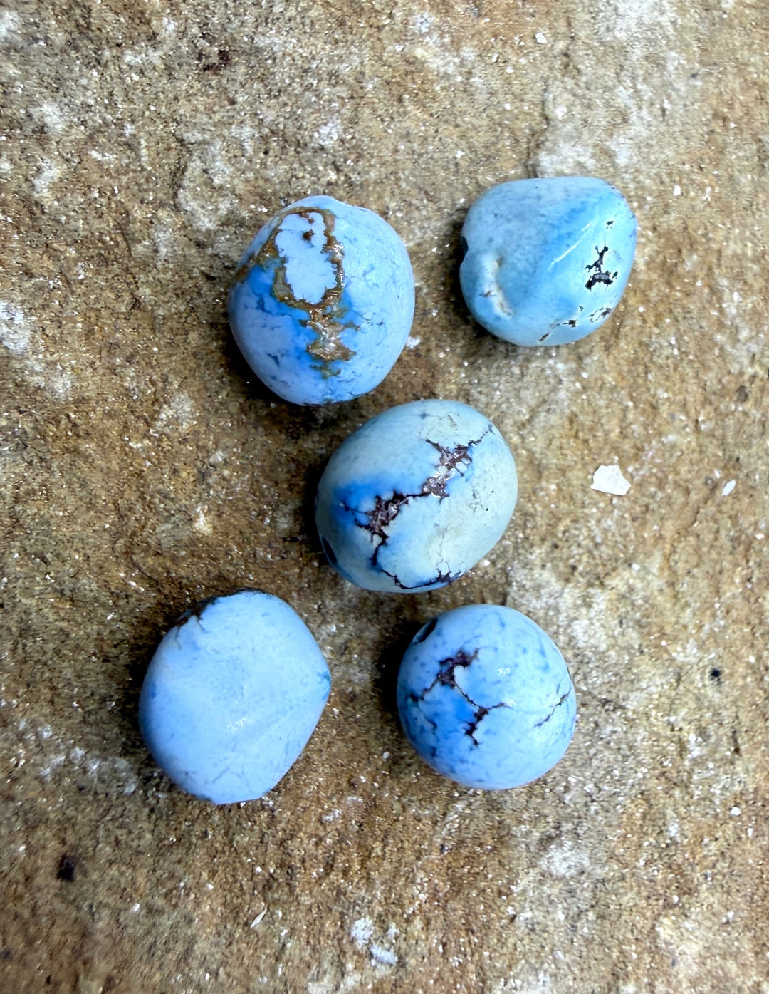 FRIDAY BARGAIN RARE Golden Hills Turquoise (Kazakhstan) LOT