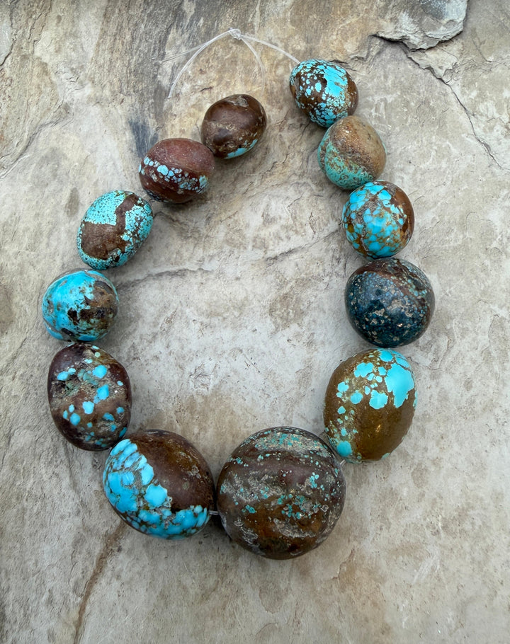 FRIDAY BARGAIN RARE Number 8 Turquoise (Nevada) Graduated
