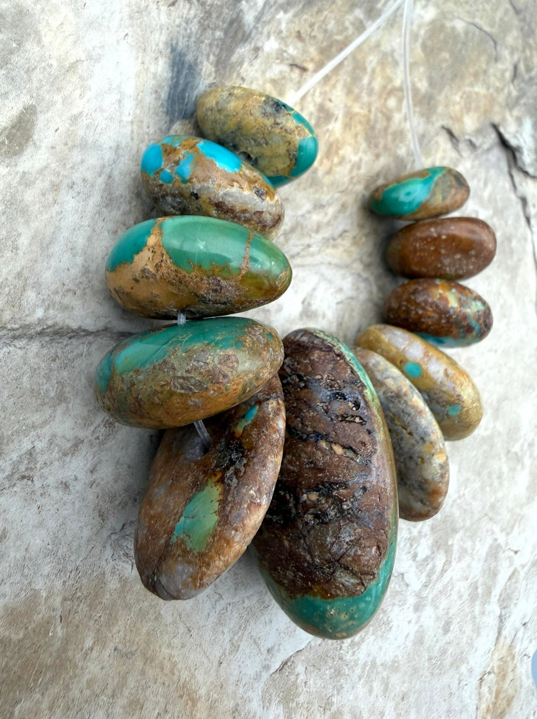 FRIDAY BARGAIN Royston Turquoise (Nevada) BIG Graduated