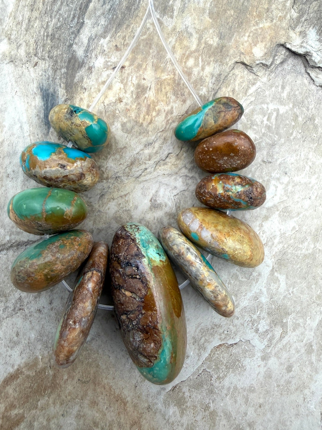 FRIDAY BARGAIN Royston Turquoise (Nevada) BIG Graduated