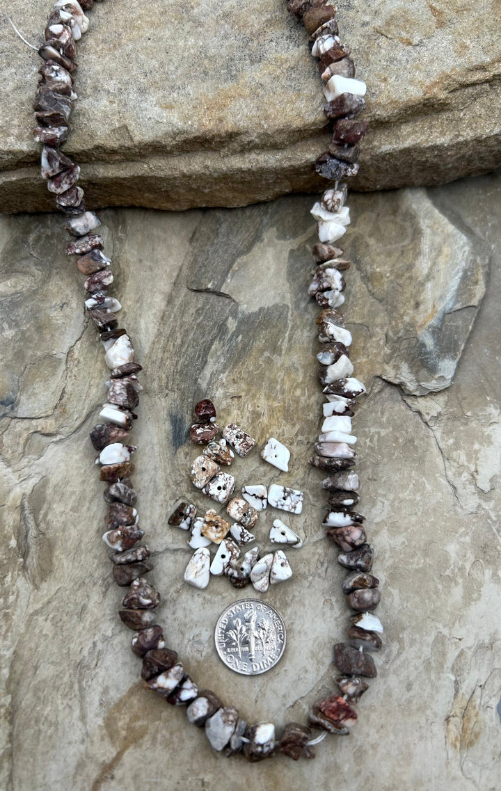FRIDAY BARGAIN Wild Horse LOT Chip Bead Strand 8-10mm 19