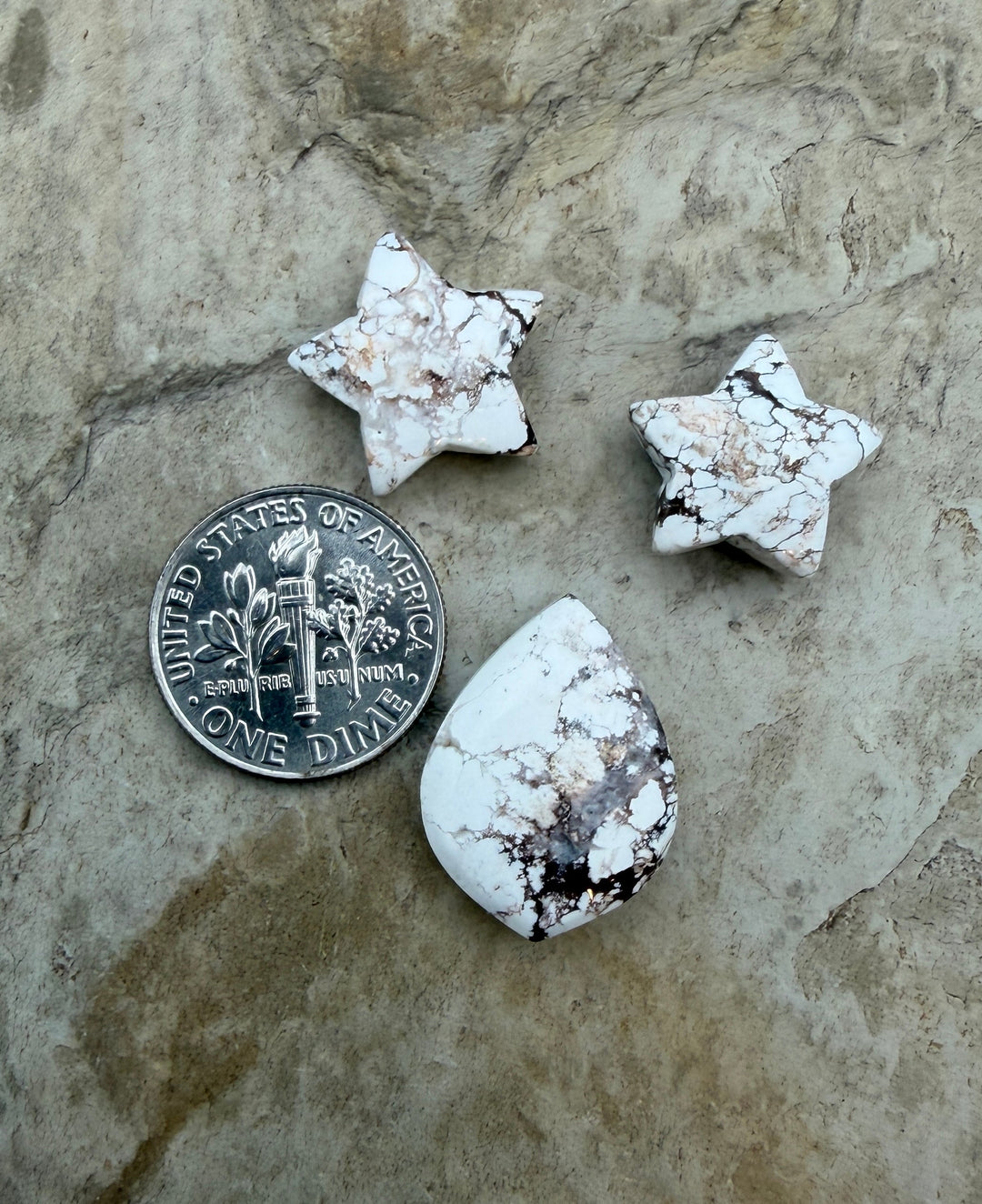 FRIDAY BARGAIN Wild Horse LOT of 3 Mixed Shape Cabochons