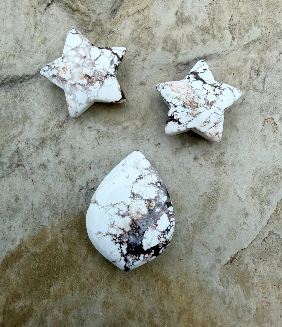 FRIDAY BARGAIN Wild Horse LOT of 3 Mixed Shape Cabochons