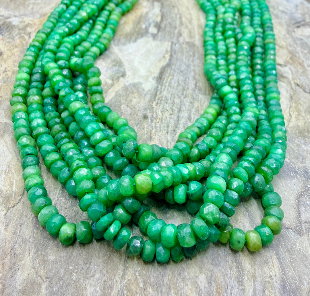 FRIDAY CLOSEOUT Emerald (Color Enhanced) 4mm Faceted