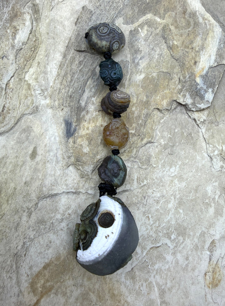 Gobi Desert Agate (South East Asia) 5 Bead Focal Set