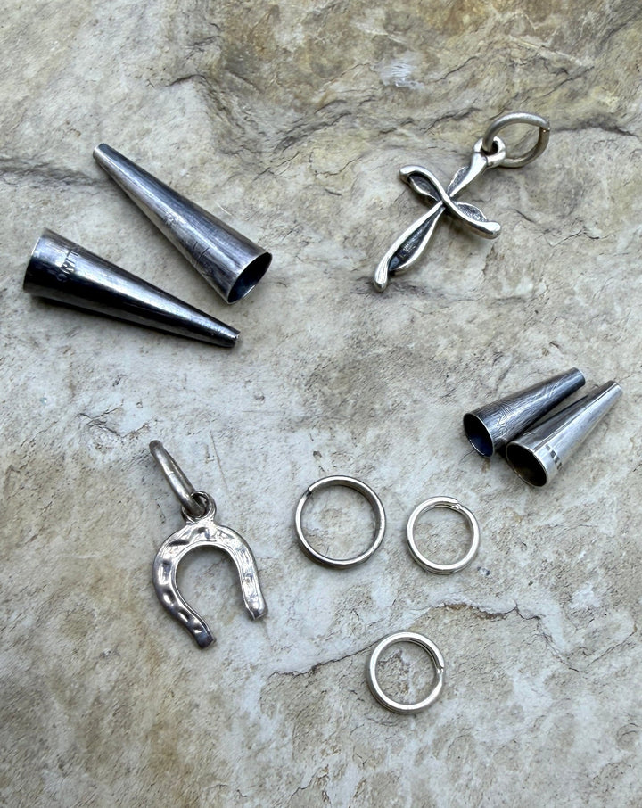 FRIDAY ESTATE FIND LOT of Sterling Silver Mixed Findings