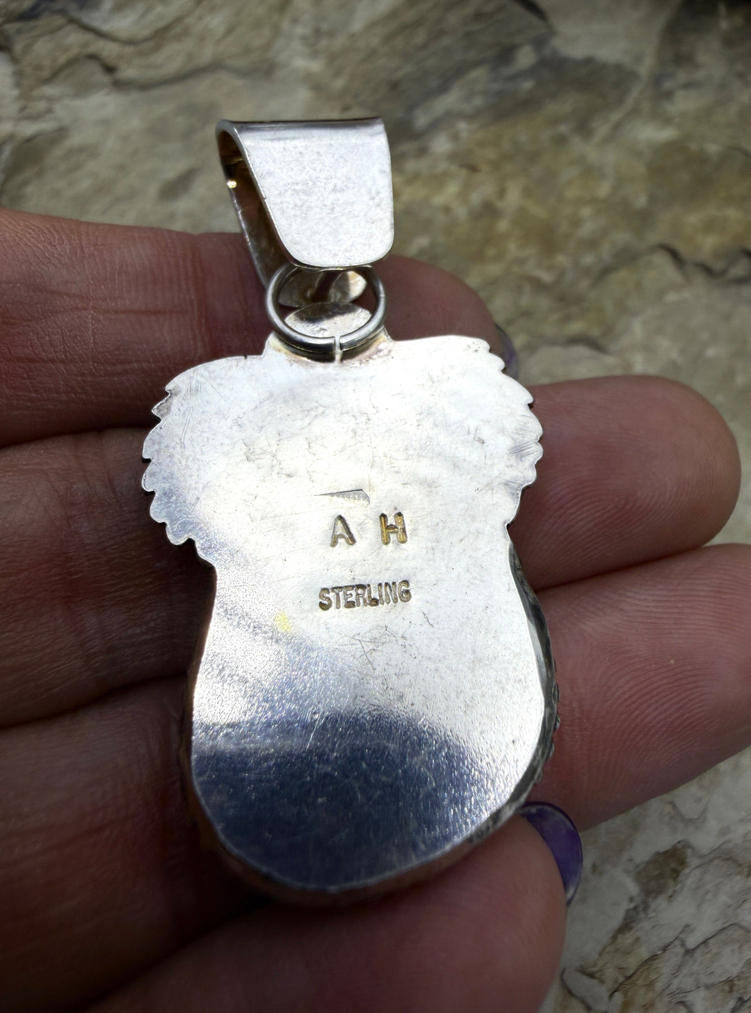FRIDAY ESTATE FIND Sterling Silver Navajo Alfred Harvey Fox
