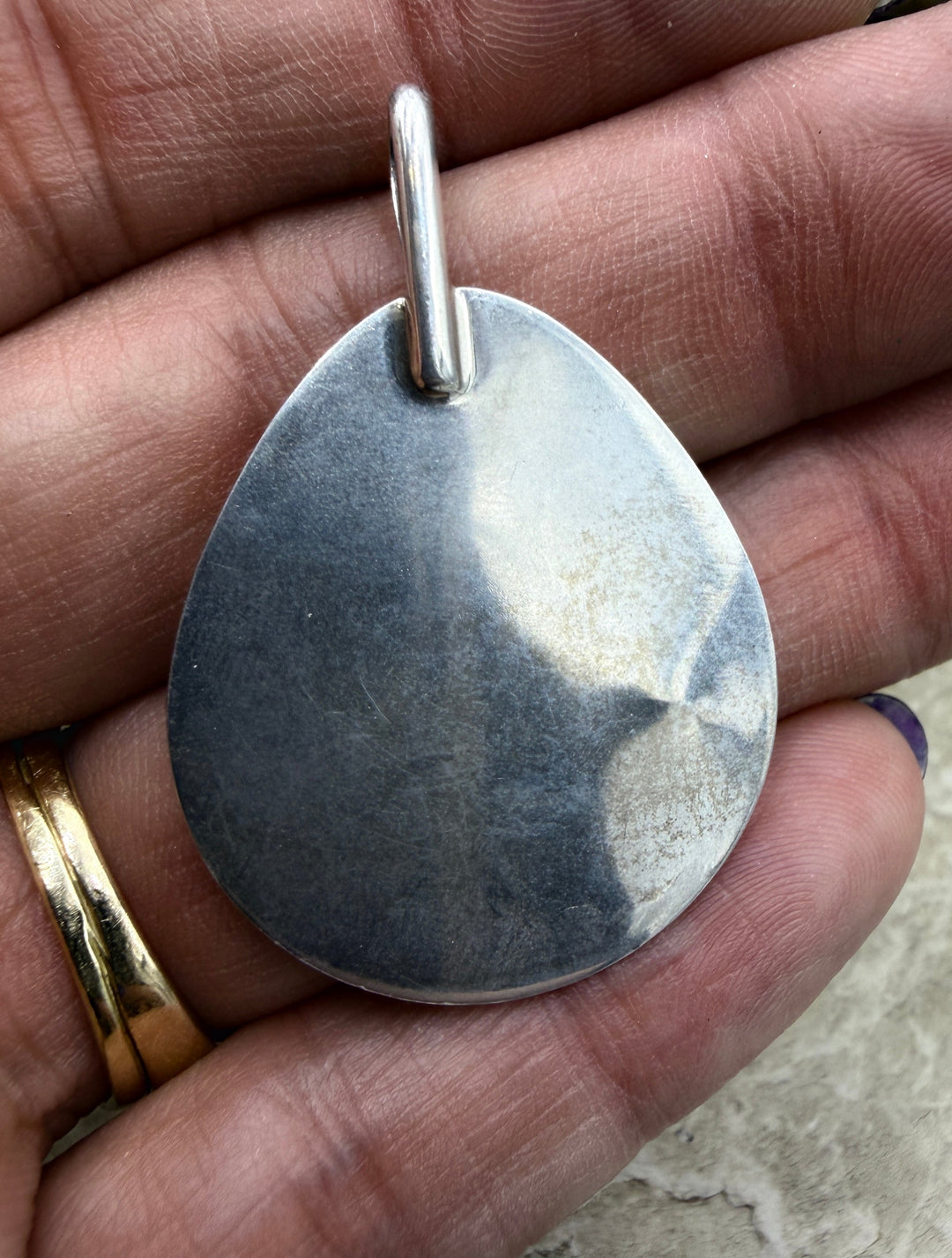 FRIDAY ESTATE FIND Sterling Silver Oxidized Bear Paw