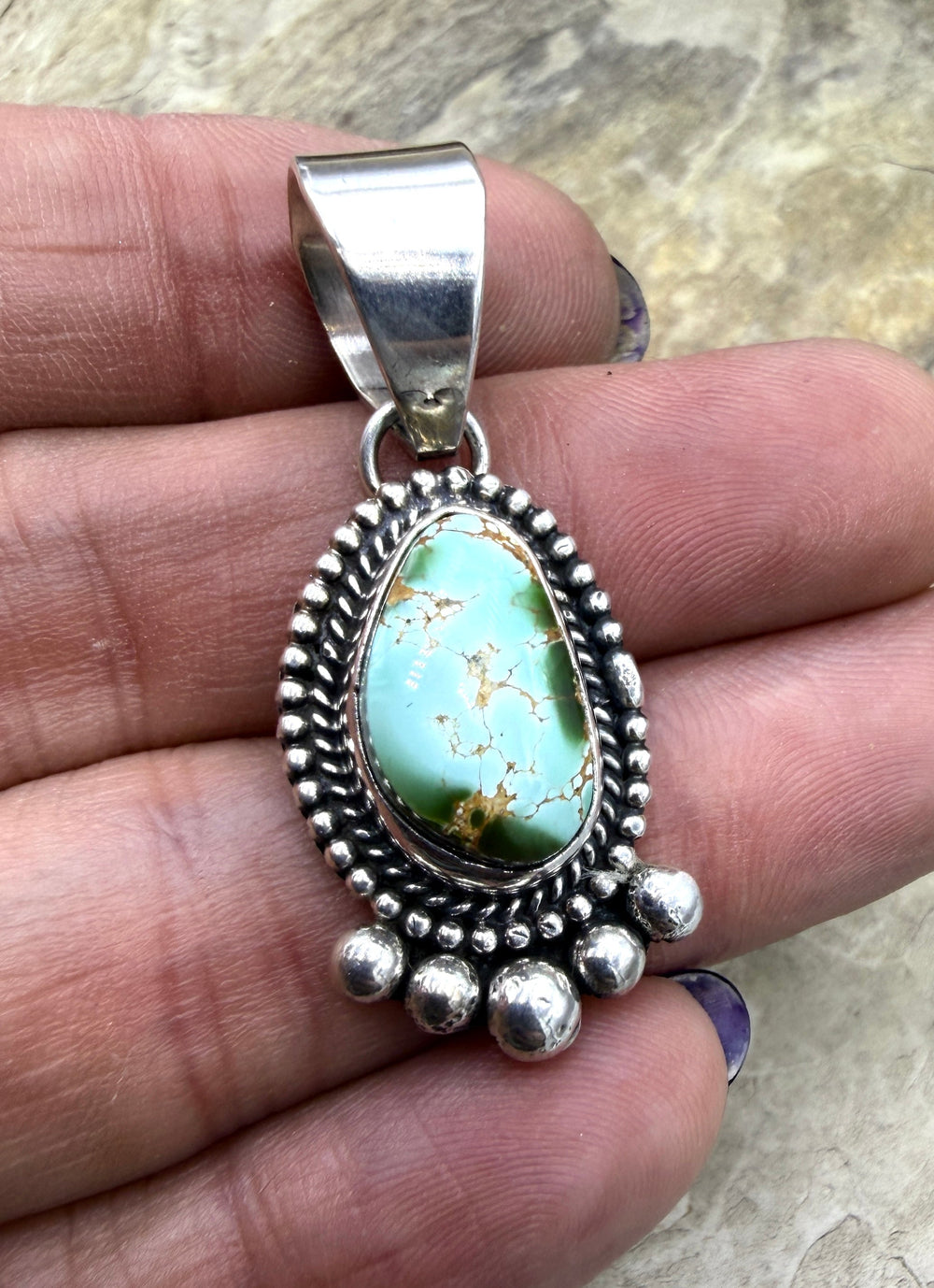 FRIDAY ESTATE FIND Sterling Silver Oxidized Sonora Gold