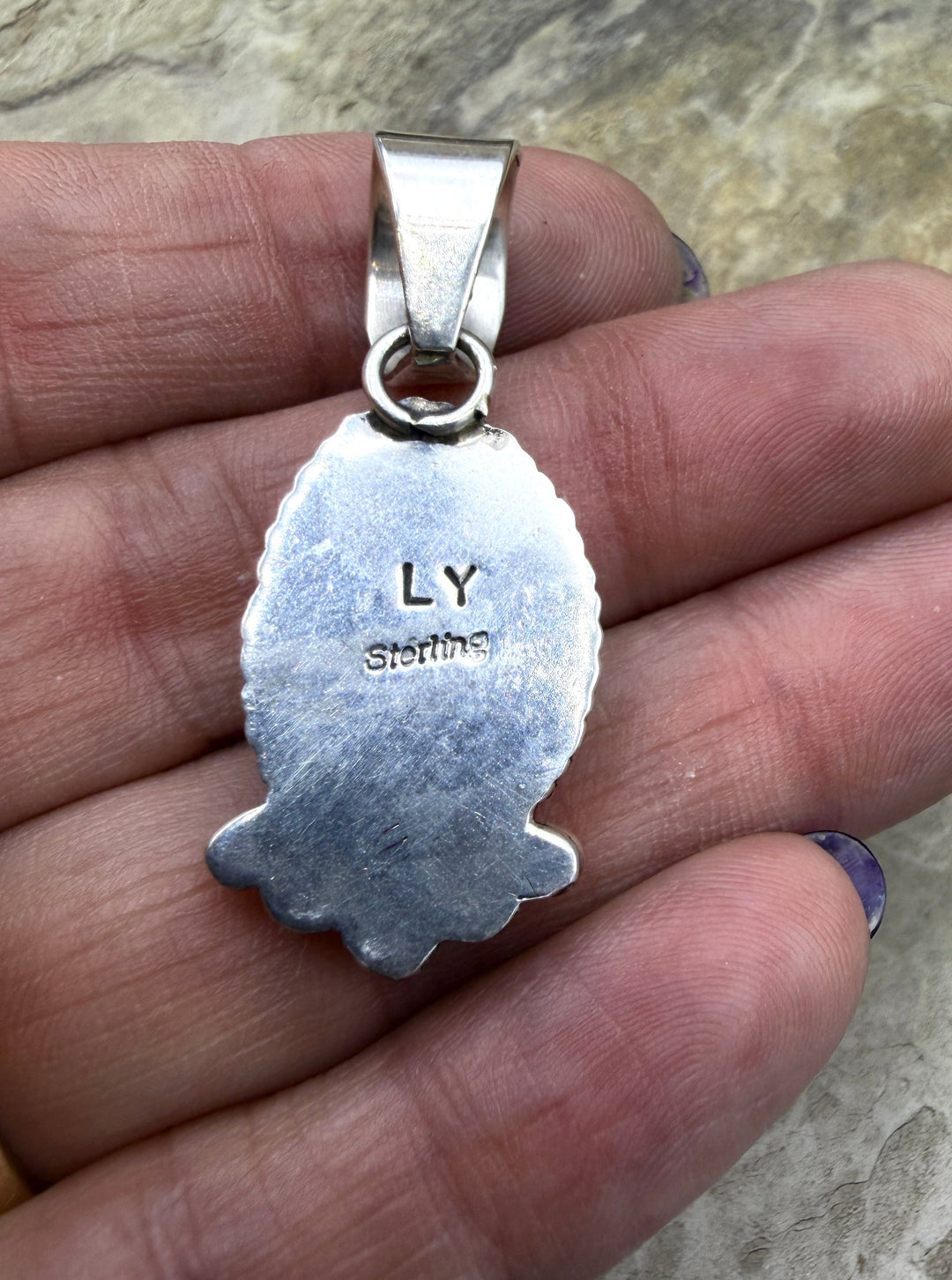 FRIDAY ESTATE FIND Sterling Silver Oxidized Sonora Gold