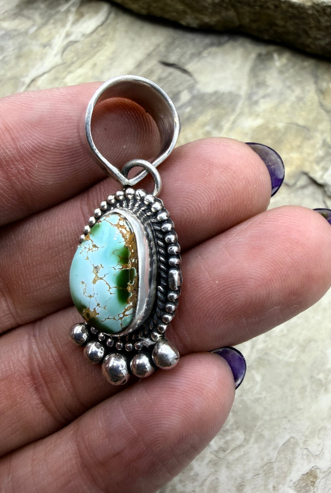 FRIDAY ESTATE FIND Sterling Silver Oxidized Sonora Gold