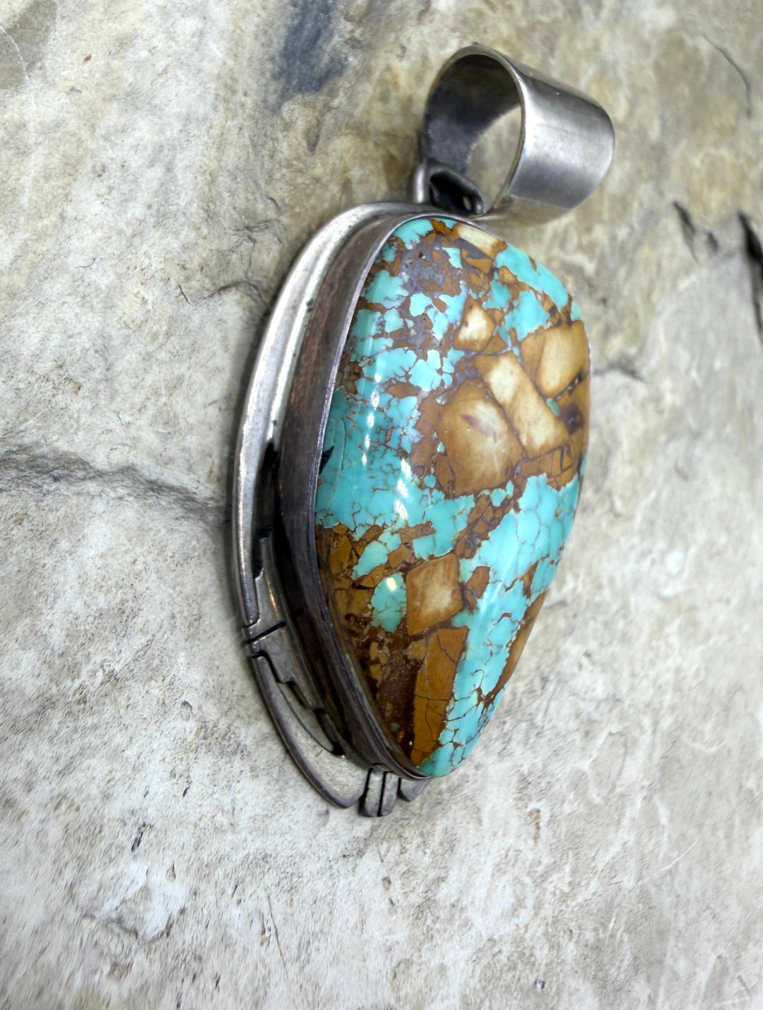 FRIDAY ESTATE FIND Sterling Silver Royston Turquoise Native
