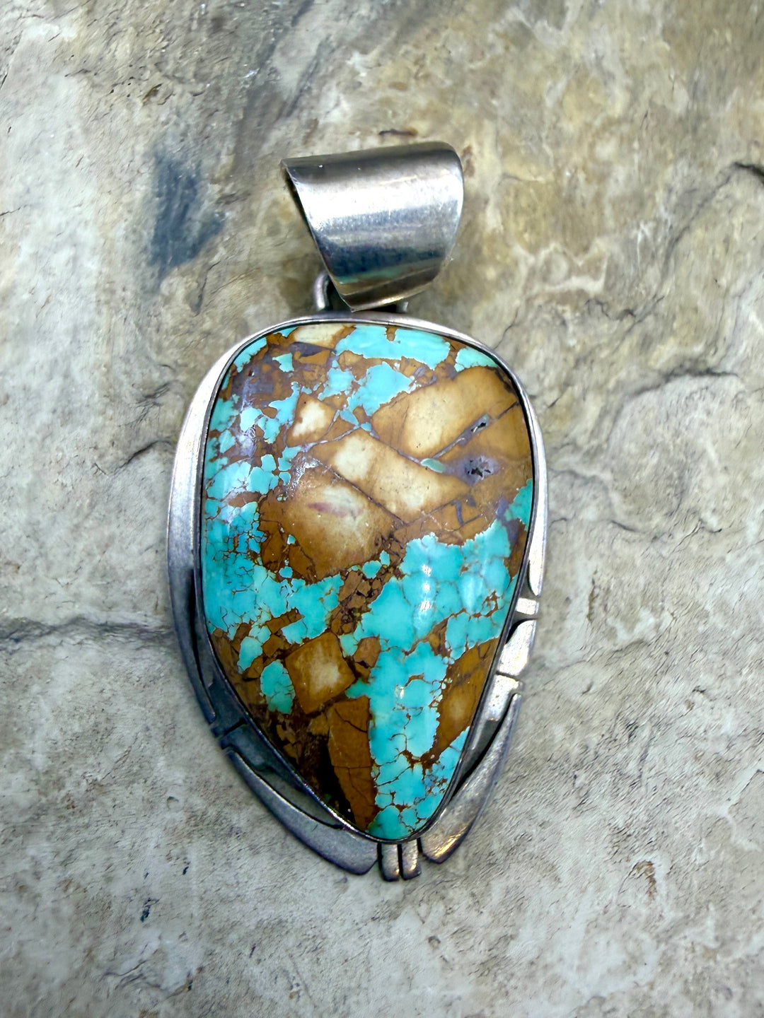 FRIDAY ESTATE FIND Sterling Silver Royston Turquoise Native