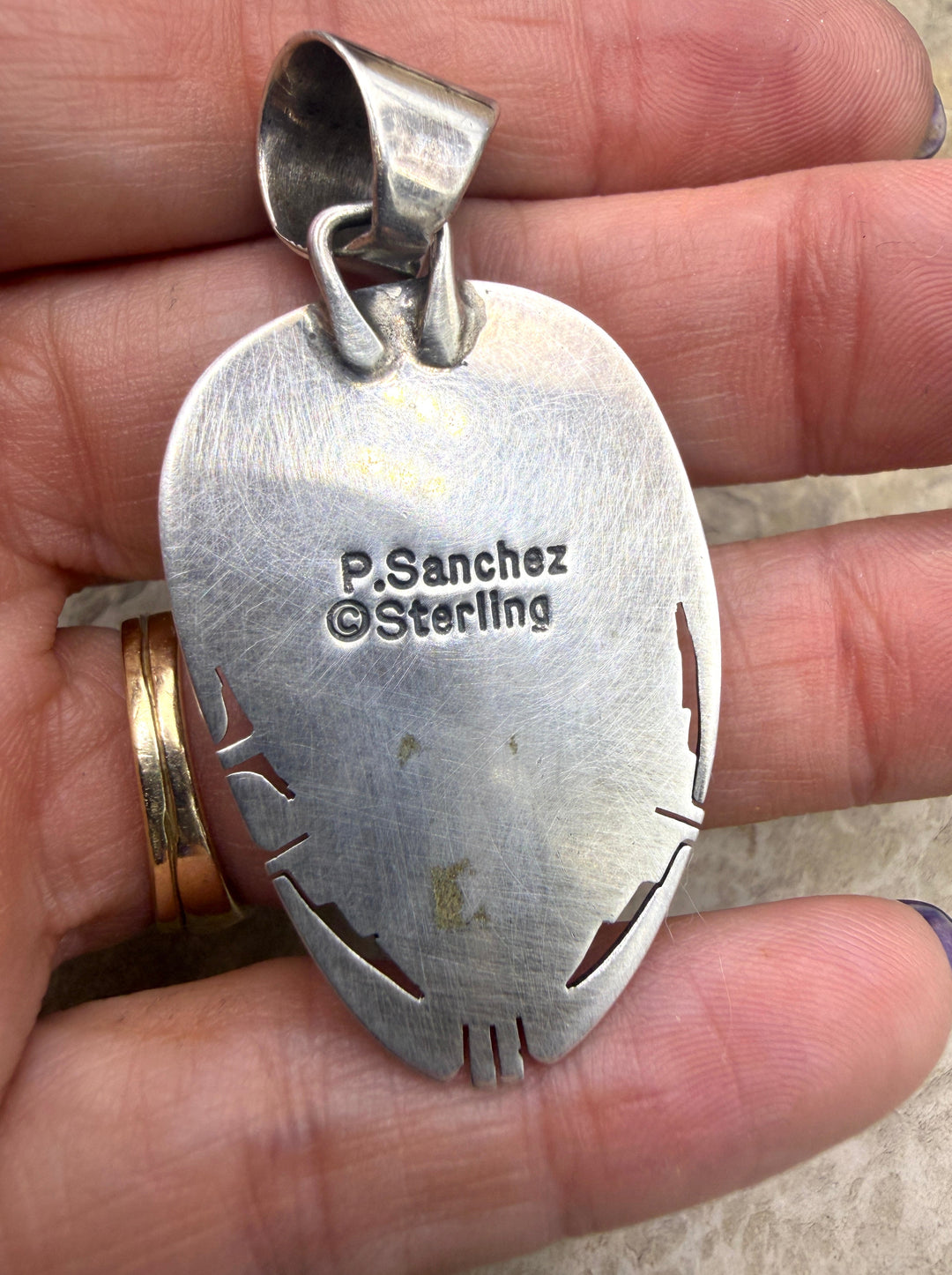 FRIDAY ESTATE FIND Sterling Silver Royston Turquoise Native