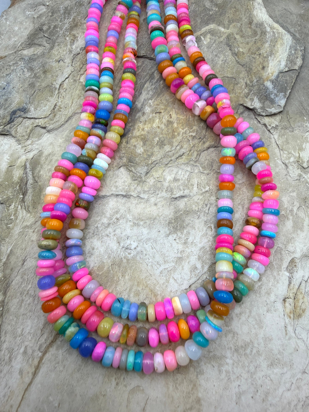 FRIDAY SPECIAL BUY Neon Ethiopian Opal (Dyed) 7mm Irregular
