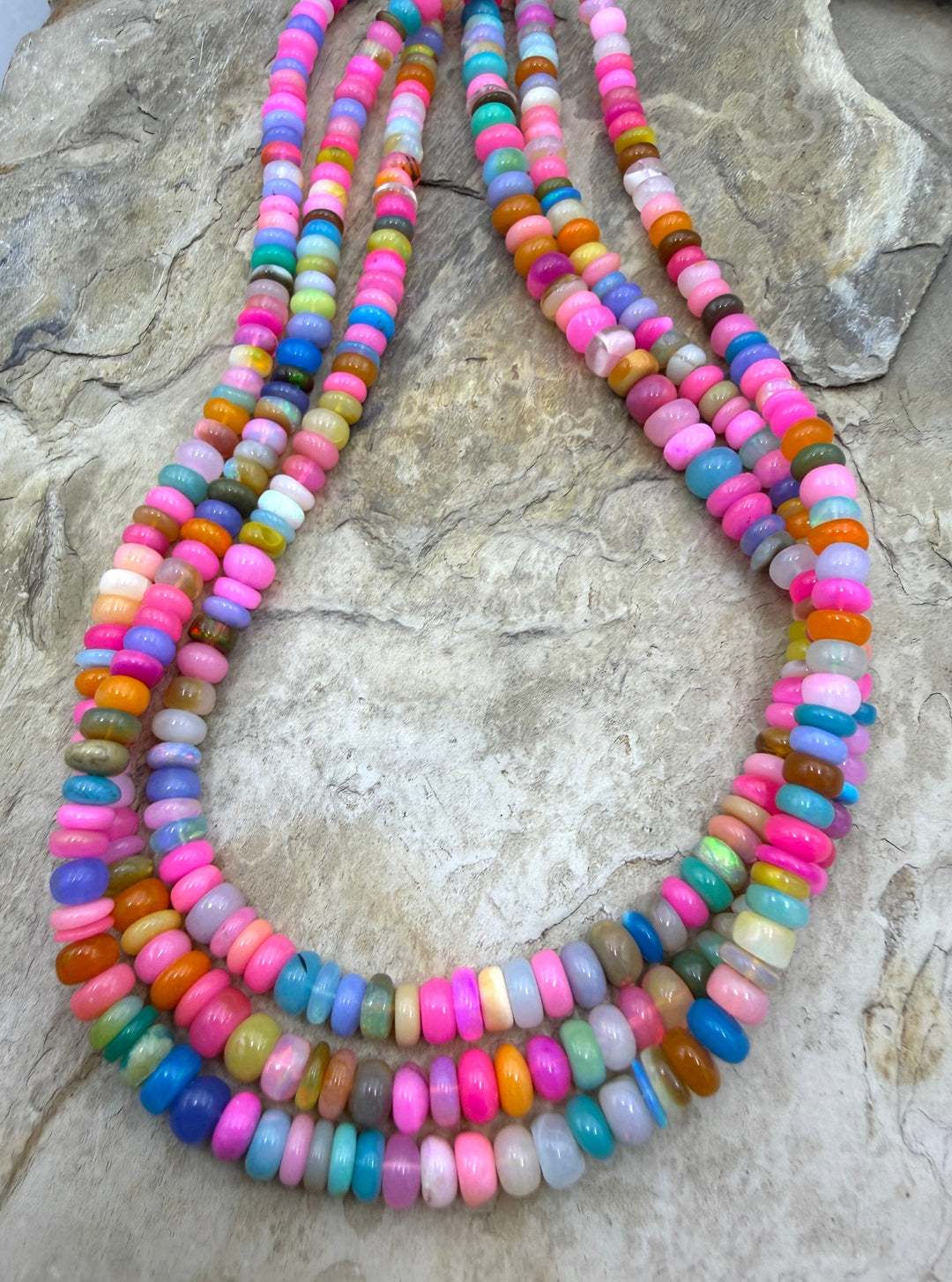 FRIDAY SPECIAL BUY Neon Ethiopian Opal (Dyed) 7mm Irregular