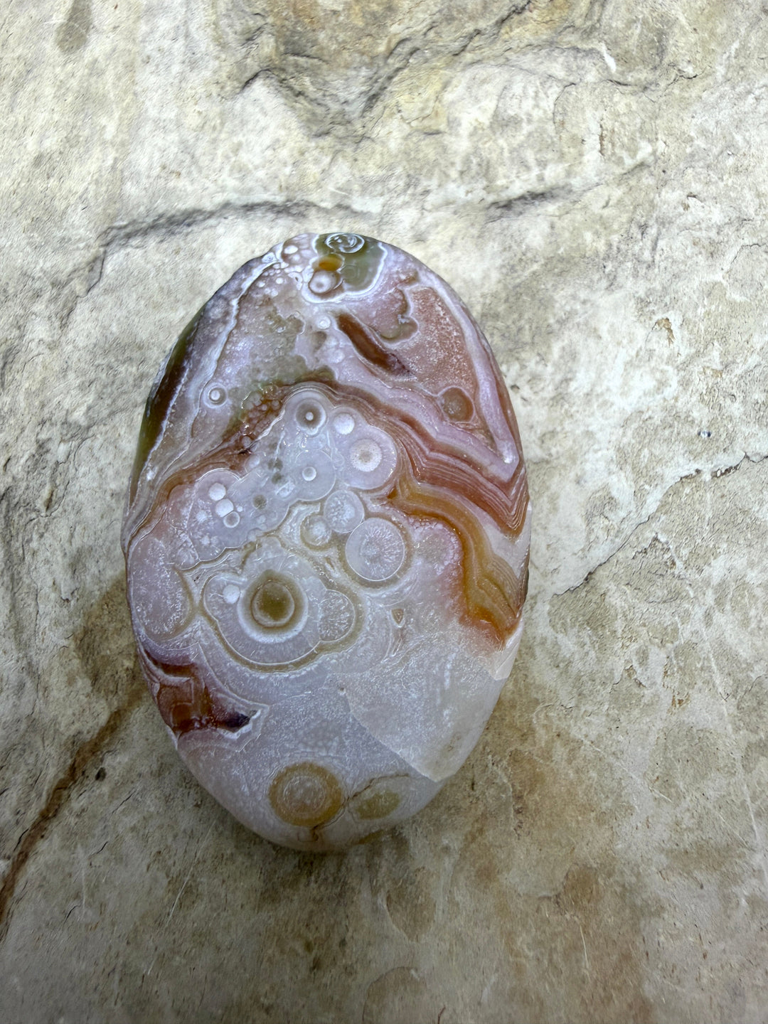 Gobi Desert Agate (South East Asia) BIG Focal Bead Pendant