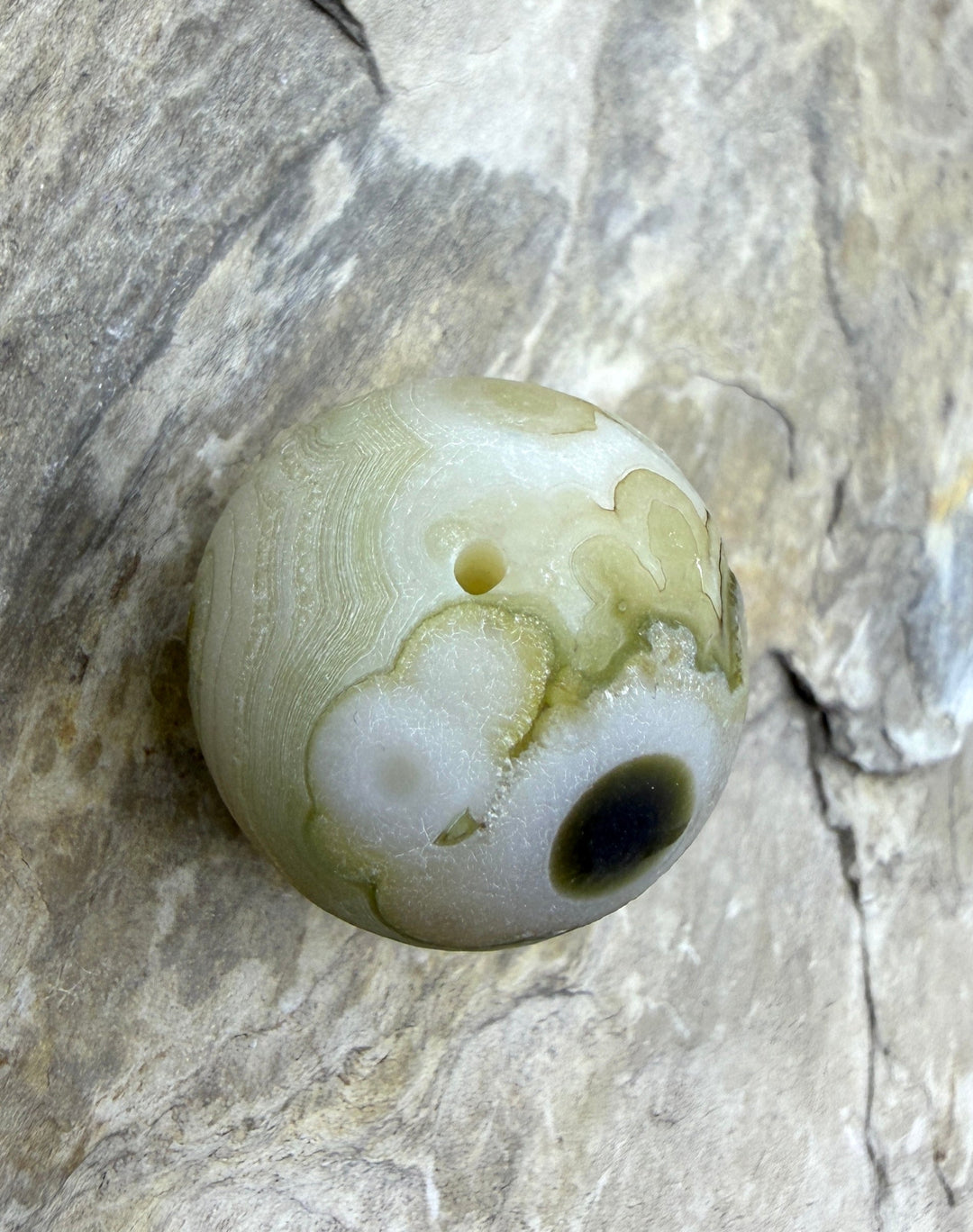 Gobi Desert Agate (South East Asia) BIG Round Focal Bead