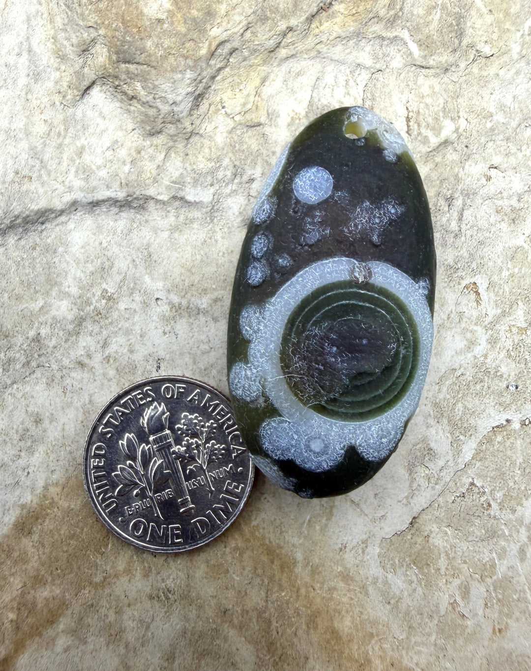 Gobi Desert Agate (South East Asia) Focal Bead Pendant