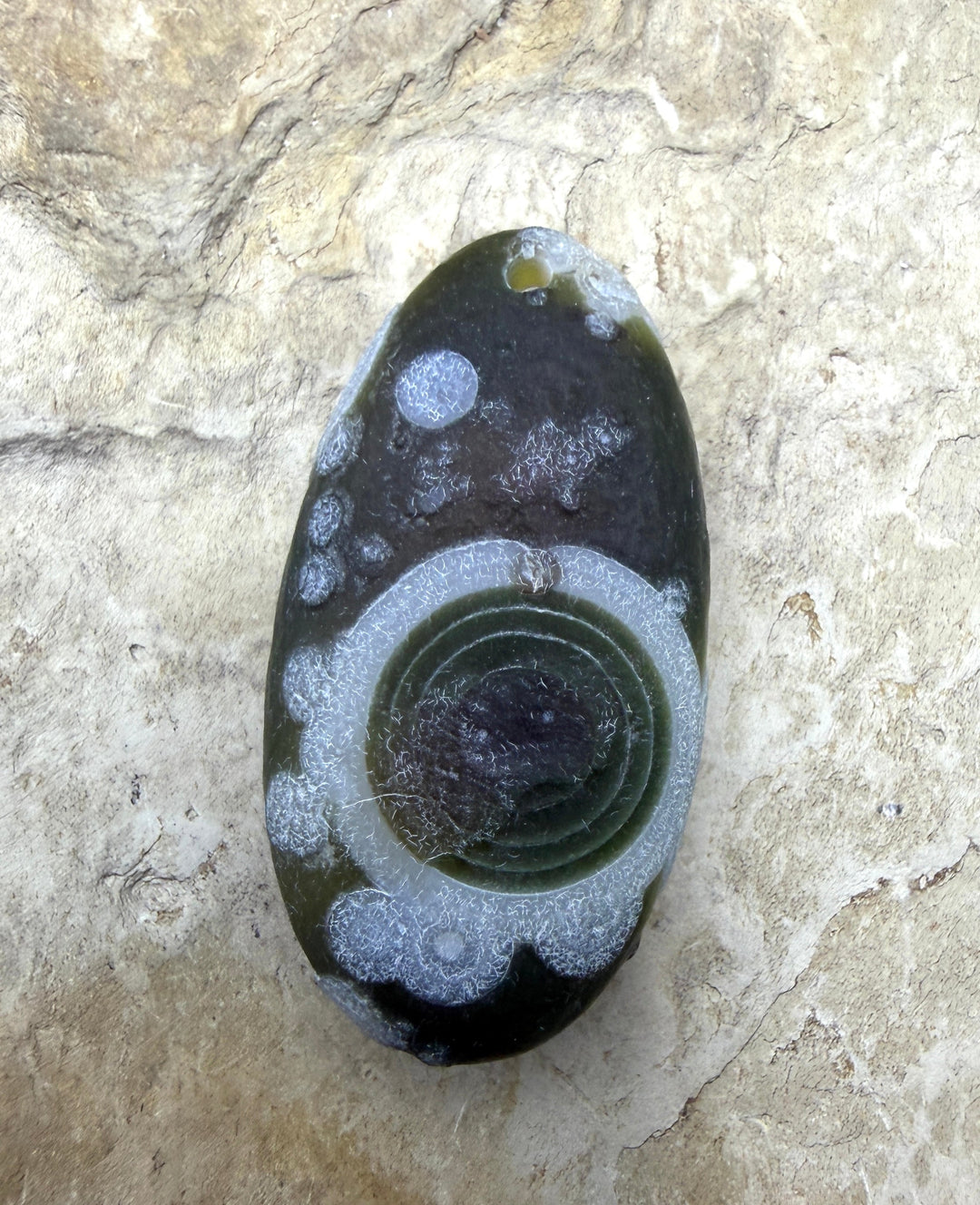 Gobi Desert Agate (South East Asia) Focal Bead Pendant
