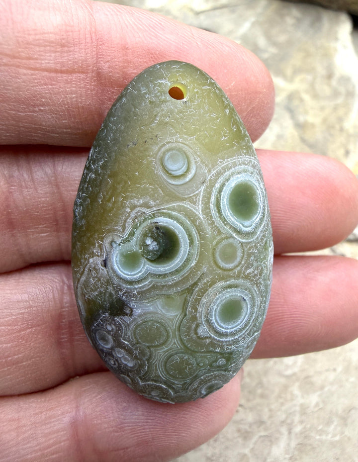 Gobi Desert Agate (South East Asia) Focal Bead Pendant