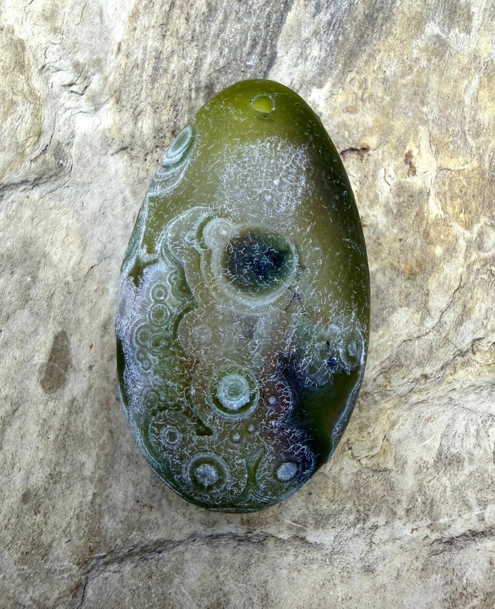 Gobi Desert Agate (South East Asia) Focal Bead Pendant