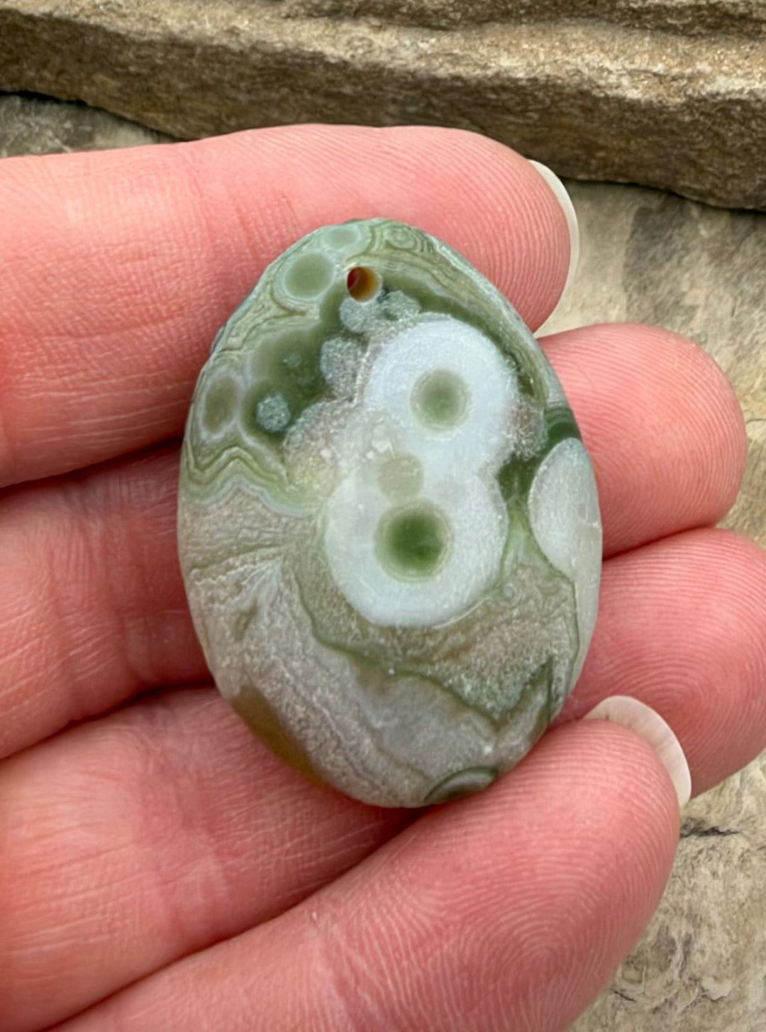 Gobi Desert Agate (South East Asia) Focal Bead Pendant