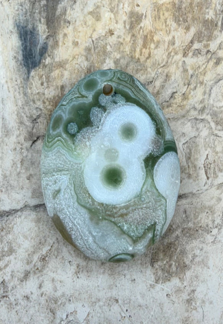 Gobi Desert Agate (South East Asia) Focal Bead Pendant