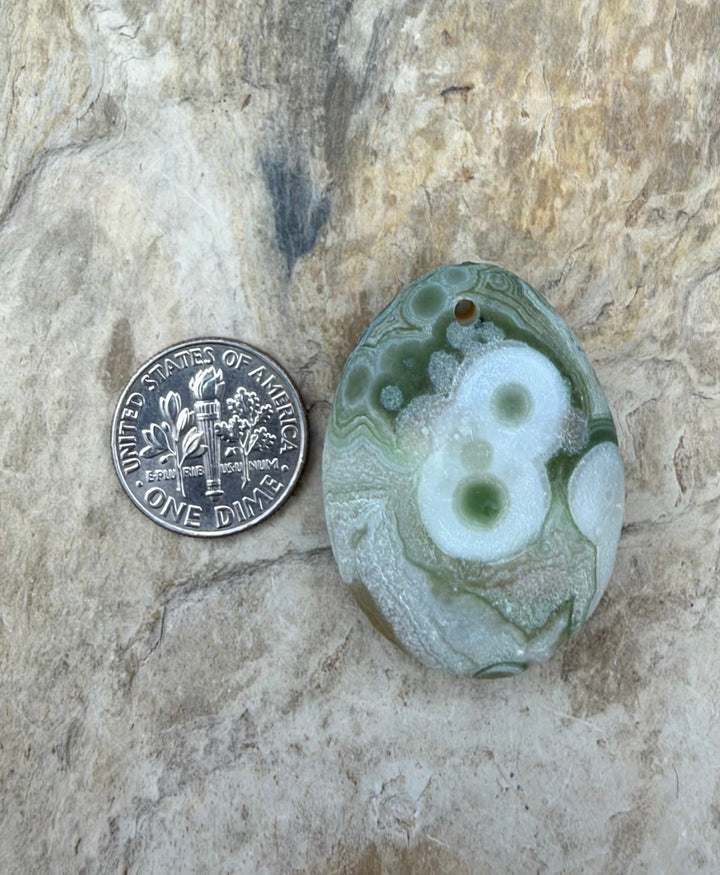 Gobi Desert Agate (South East Asia) Focal Bead Pendant