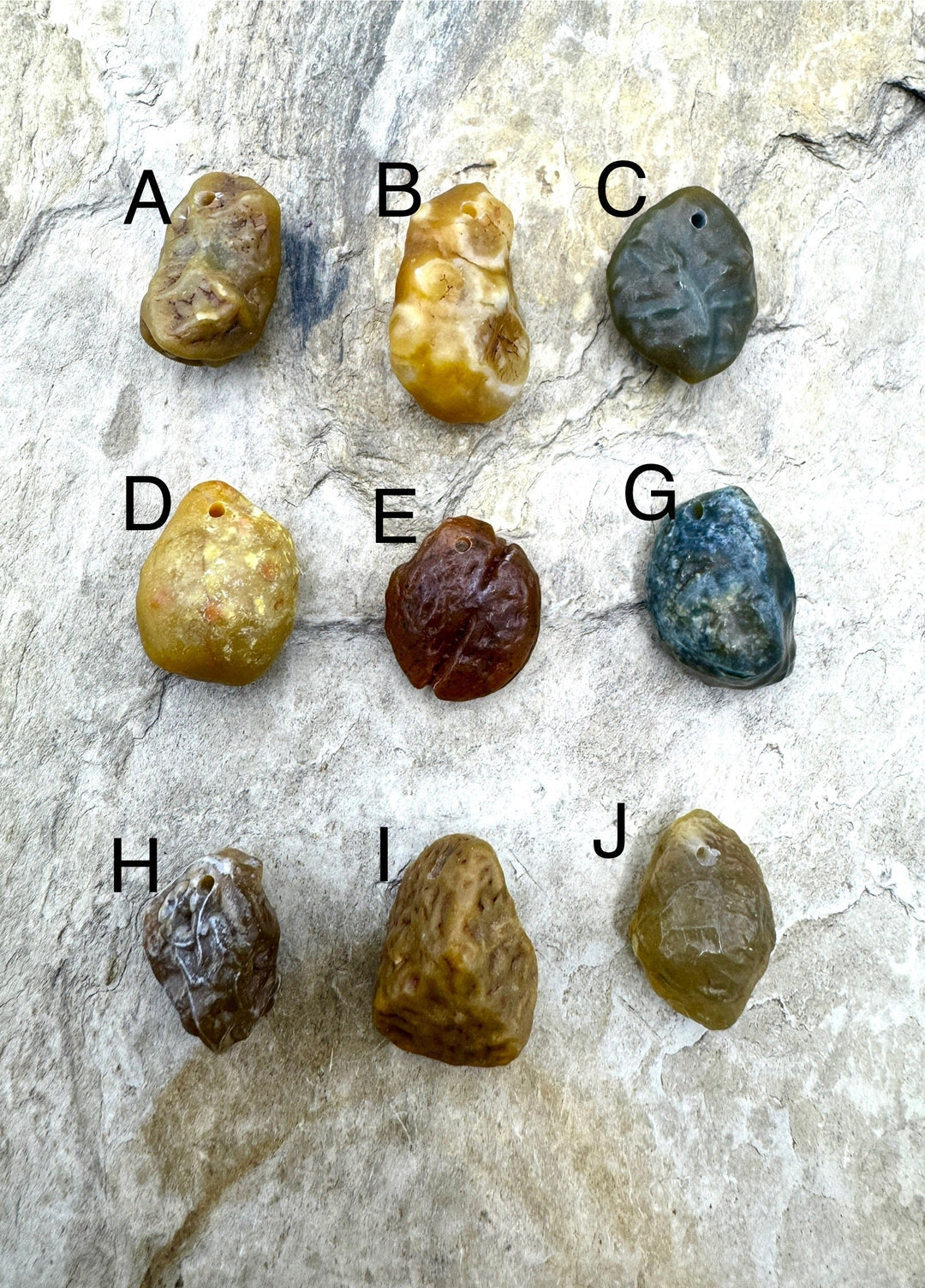 Gobi Desert Agate (South East Asia) Focal Small Bead