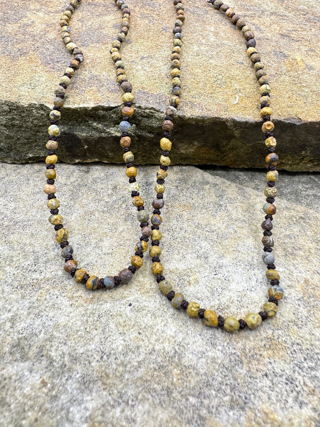 Gobi Desert Agate (South East Asia) Tiny 3mm Nugget Beads