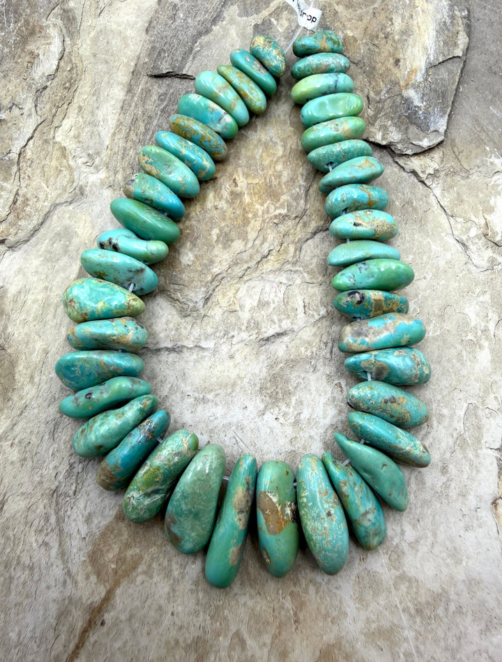 Green Campitos Turquoise (Mexico) Graduated Focal Strand
