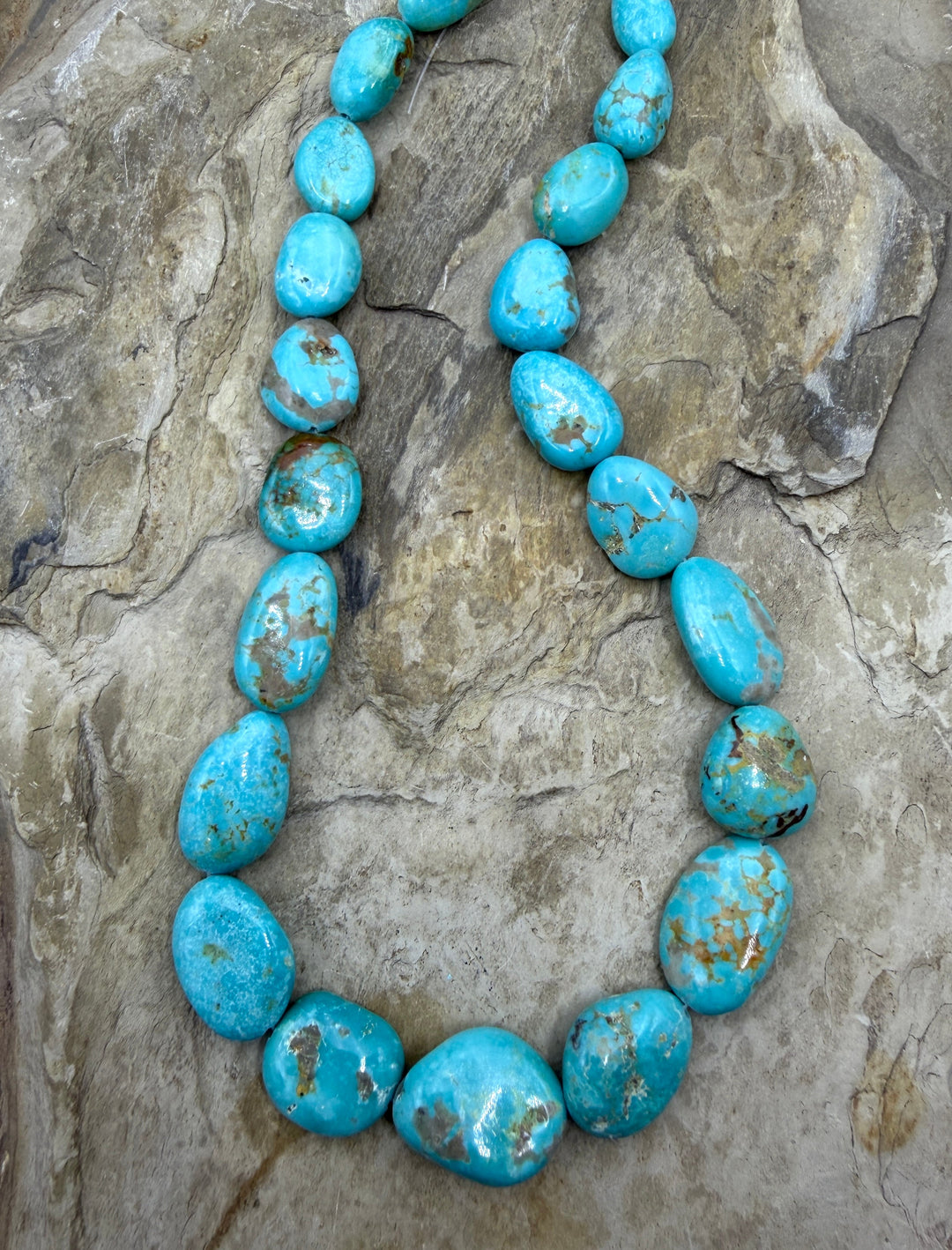 Green Kingman Turquoise (Arizona) BIG Graduated Smooth