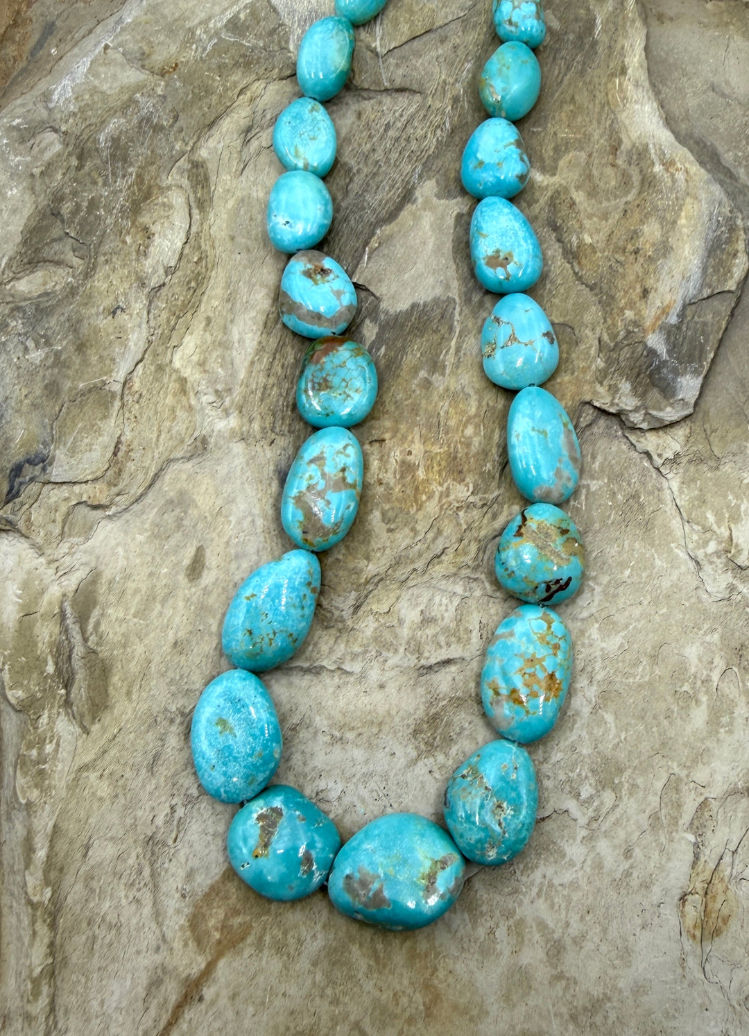 Green Kingman Turquoise (Arizona) BIG Graduated Smooth