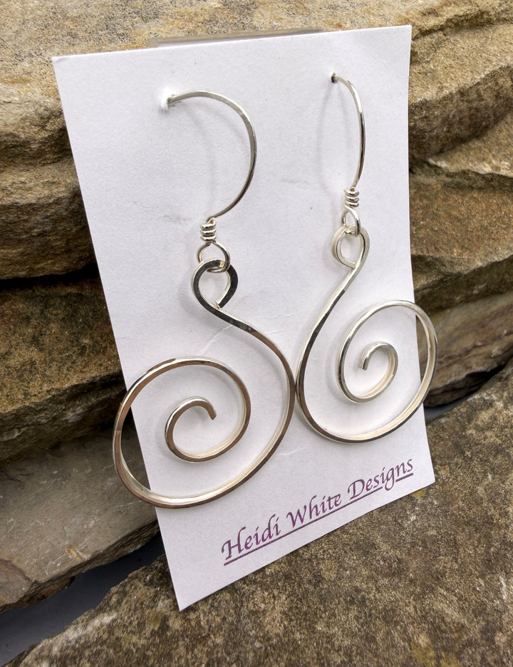 Heidi White Designs Handmade Sterling Silver Hammered Wire