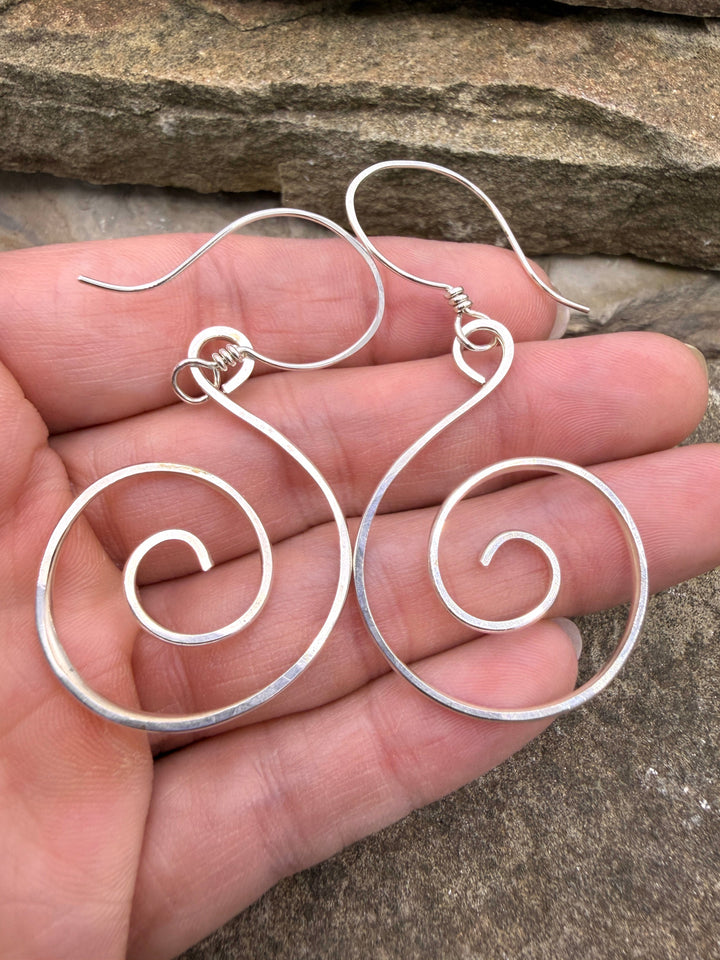 Heidi White Designs Handmade Sterling Silver Hammered Wire