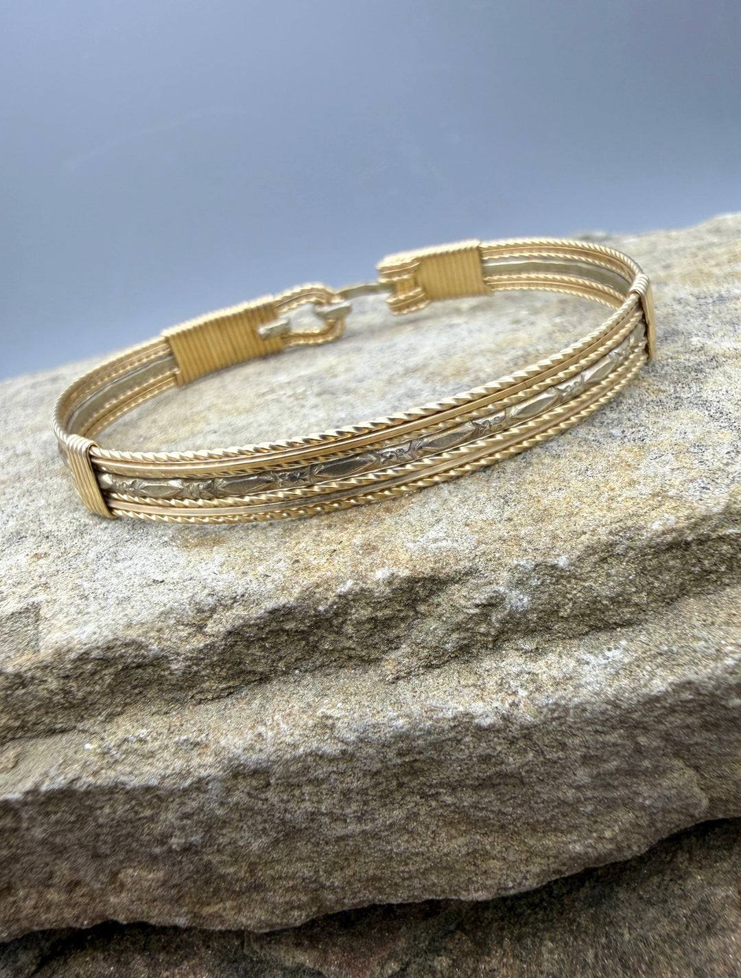 Heidi White Designs Wire Wrapped Sterling Silver and Gold