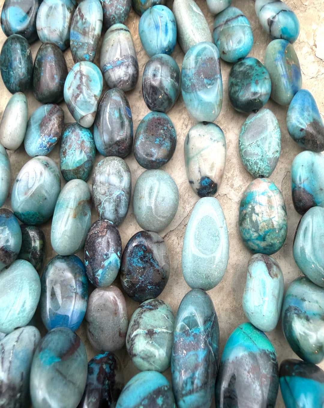 High Grade Amazonite BIG Nugget Beads 11x16-11x18 16 INch