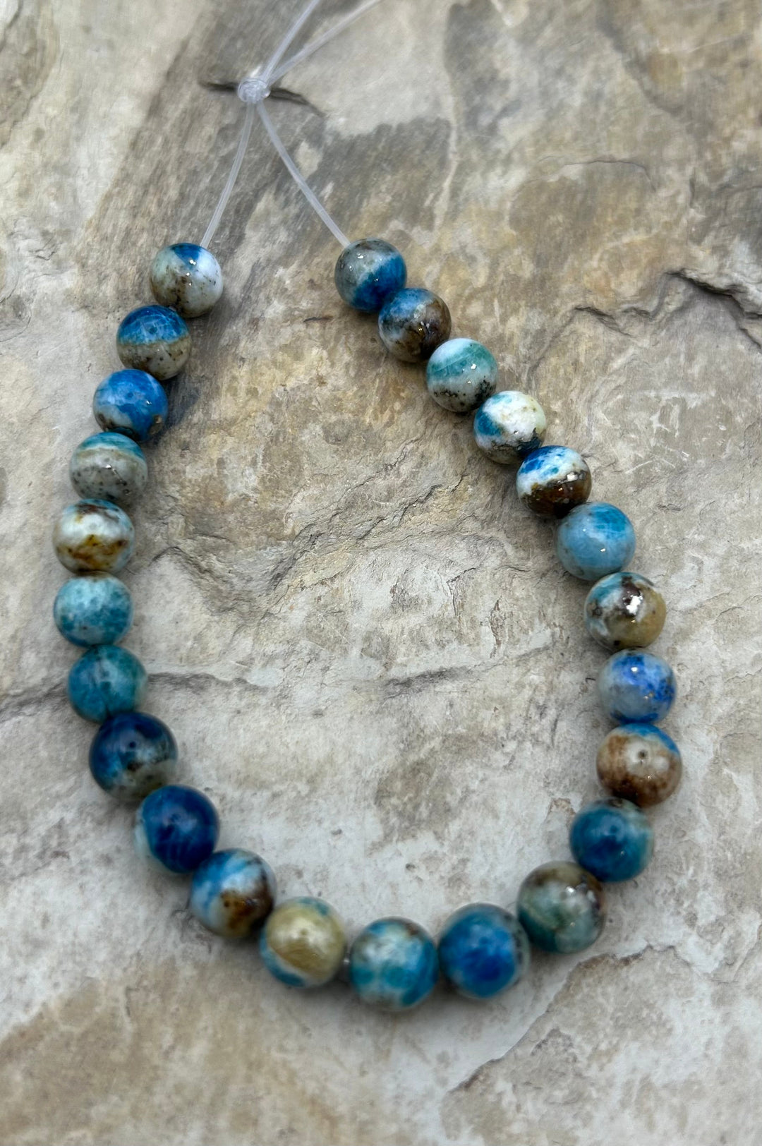High Grade Hackmanite (Afghanistan) 8mm Round Beads 7.5
