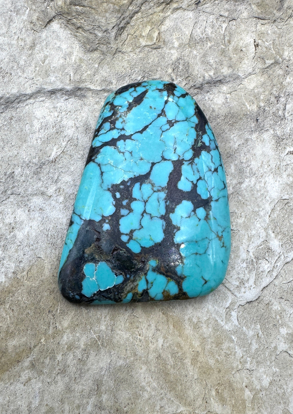Hubei Turquoise (China) 22x35mm Cabochon Turquoise | Hubei
