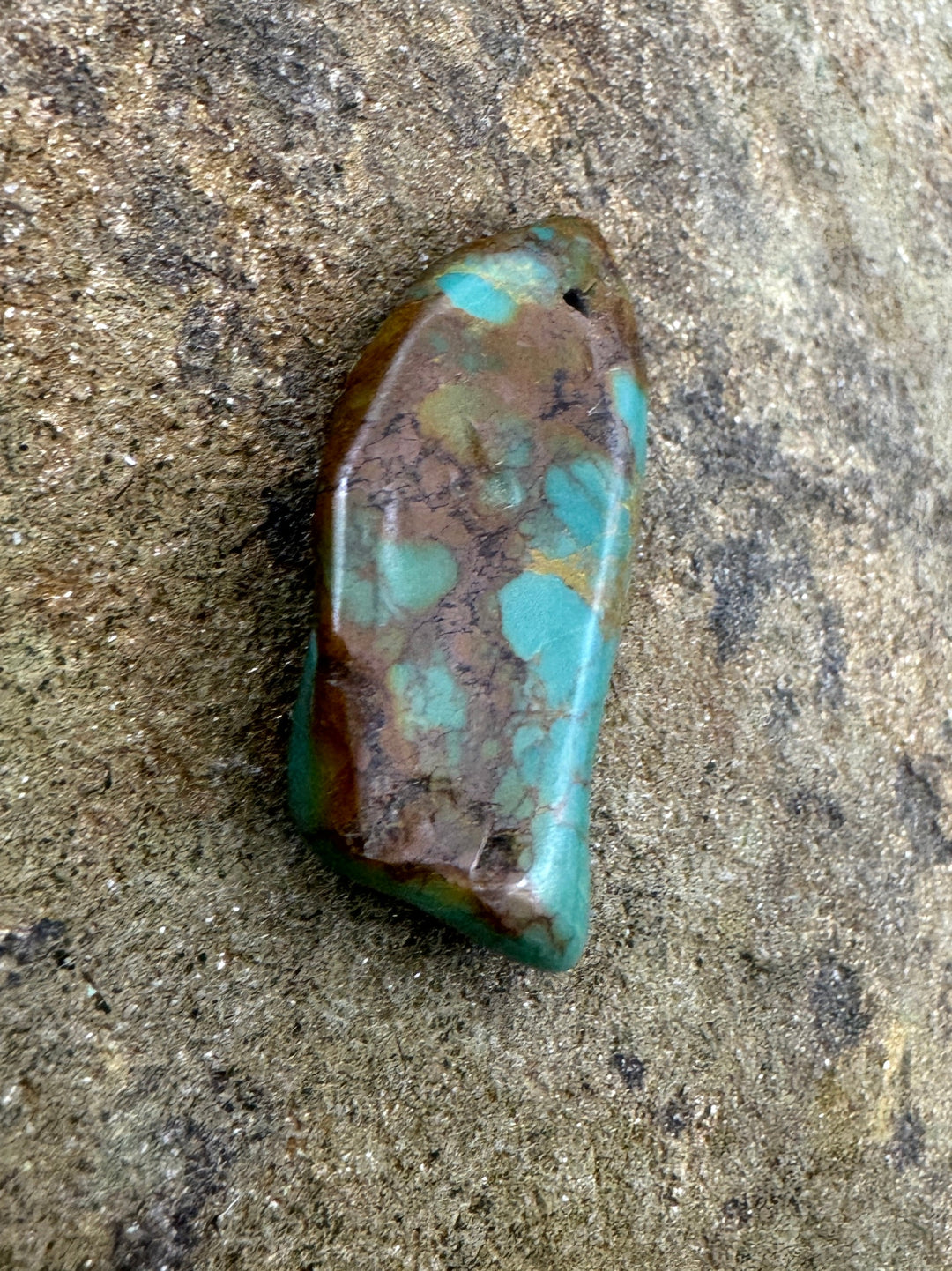 Hubei Turquoise (China) Focal Bead Pendant Large Hole