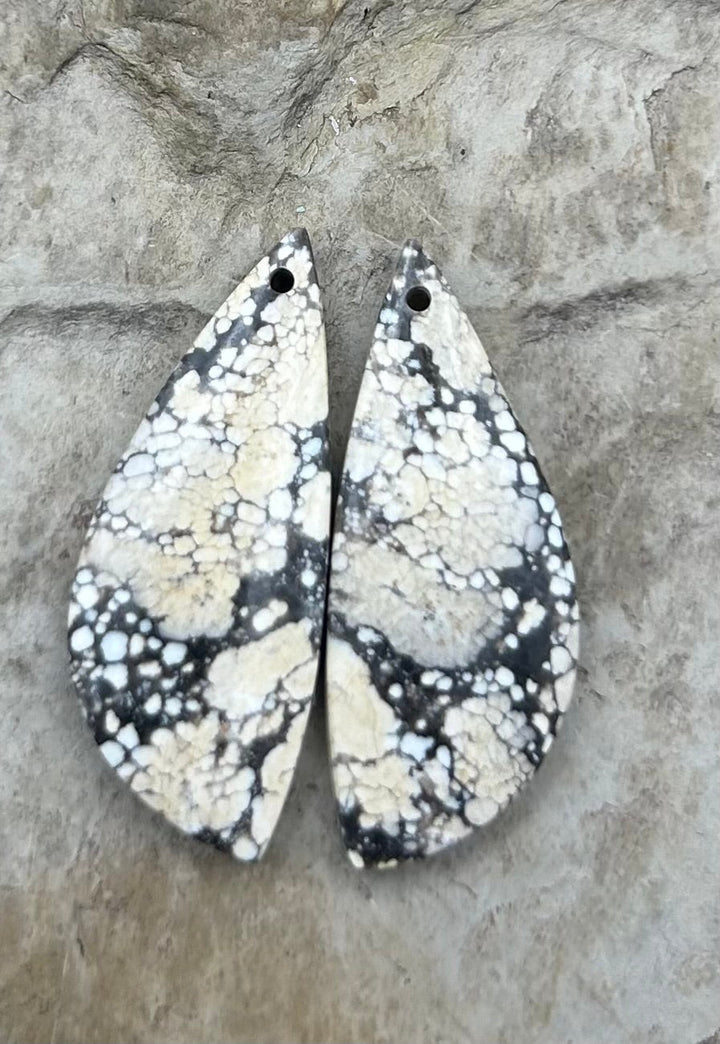 Ivory Creek Variscite (Kazakhstan) Matching Earring Slab