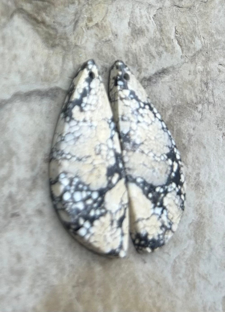 Ivory Creek Variscite (Kazakhstan) Matching Earring Slab