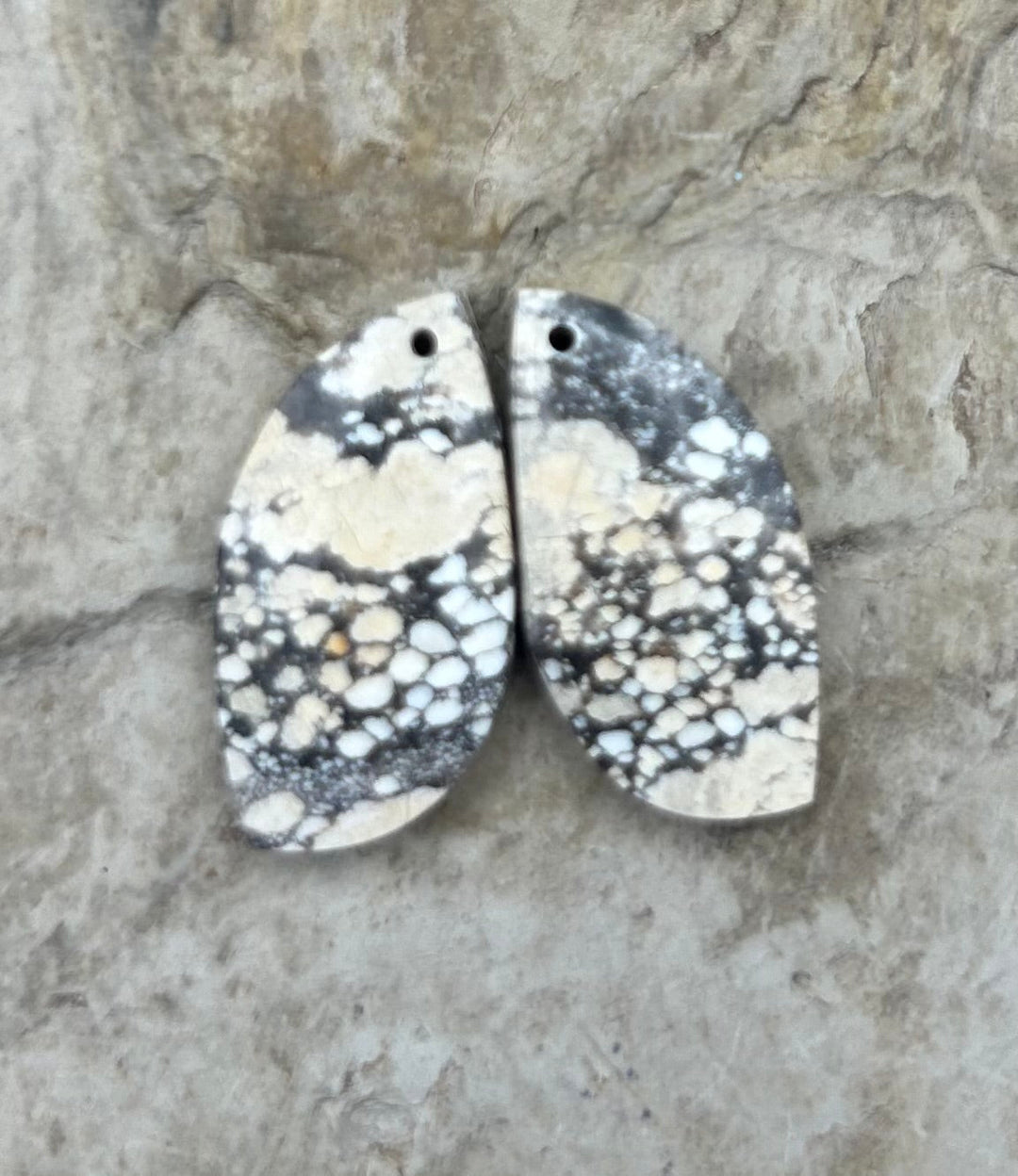 Ivory Creek Variscite (Kazakhstan) Matching Earring Slab