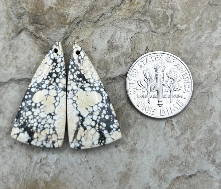 Ivory Creek Variscite (Kazakhstan) Matching Earring Slab