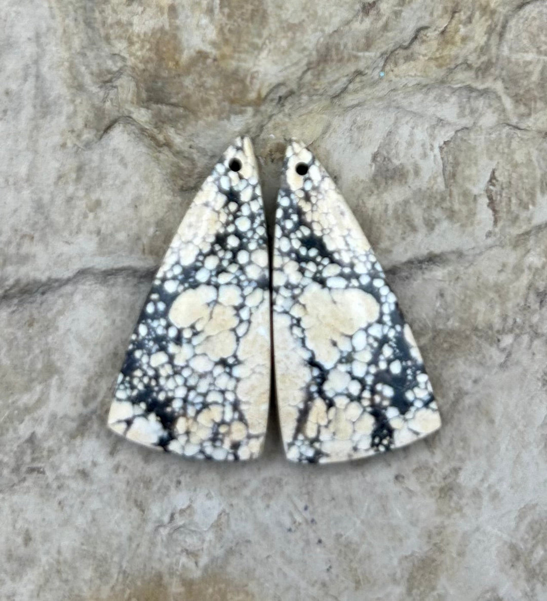 Ivory Creek Variscite (Kazakhstan) Matching Earring Slab