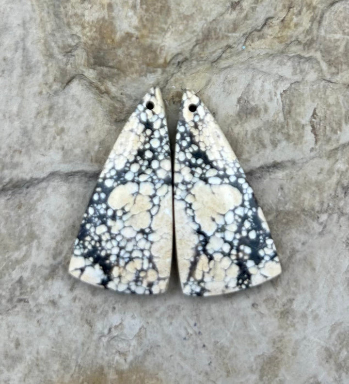 Ivory Creek Variscite (Kazakhstan) Matching Earring Slab