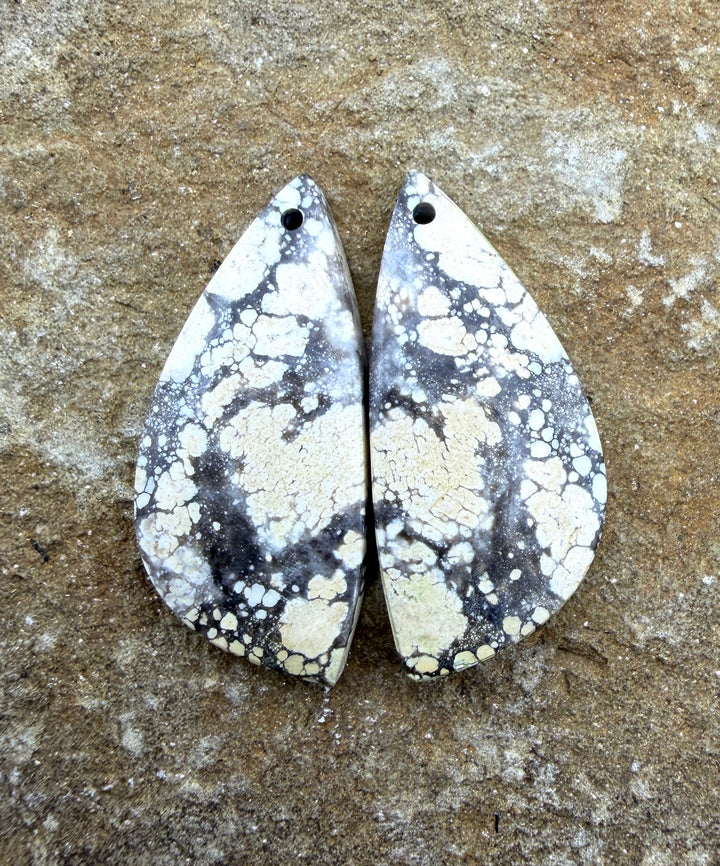 Ivory Creek Variscite (Kazakhstan) Matching Earring Slab