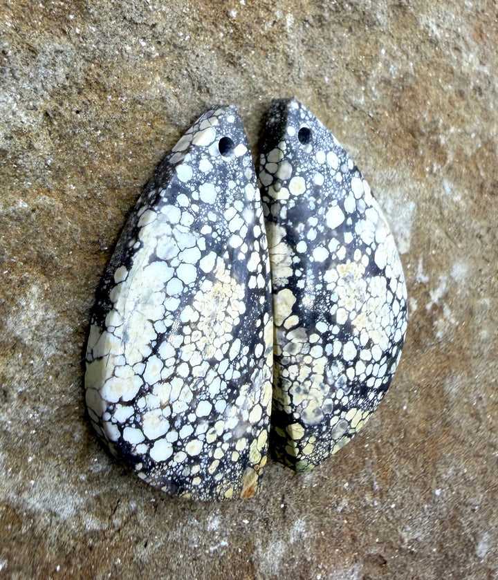 Ivory Creek Variscite (Kazakhstan) Matching Earring Slab